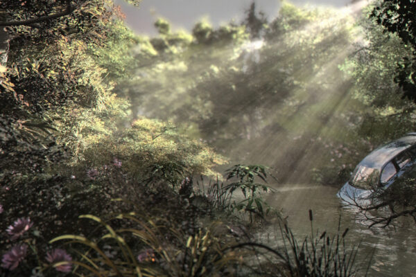 3D environments made with VUE by Nicolas Bouf