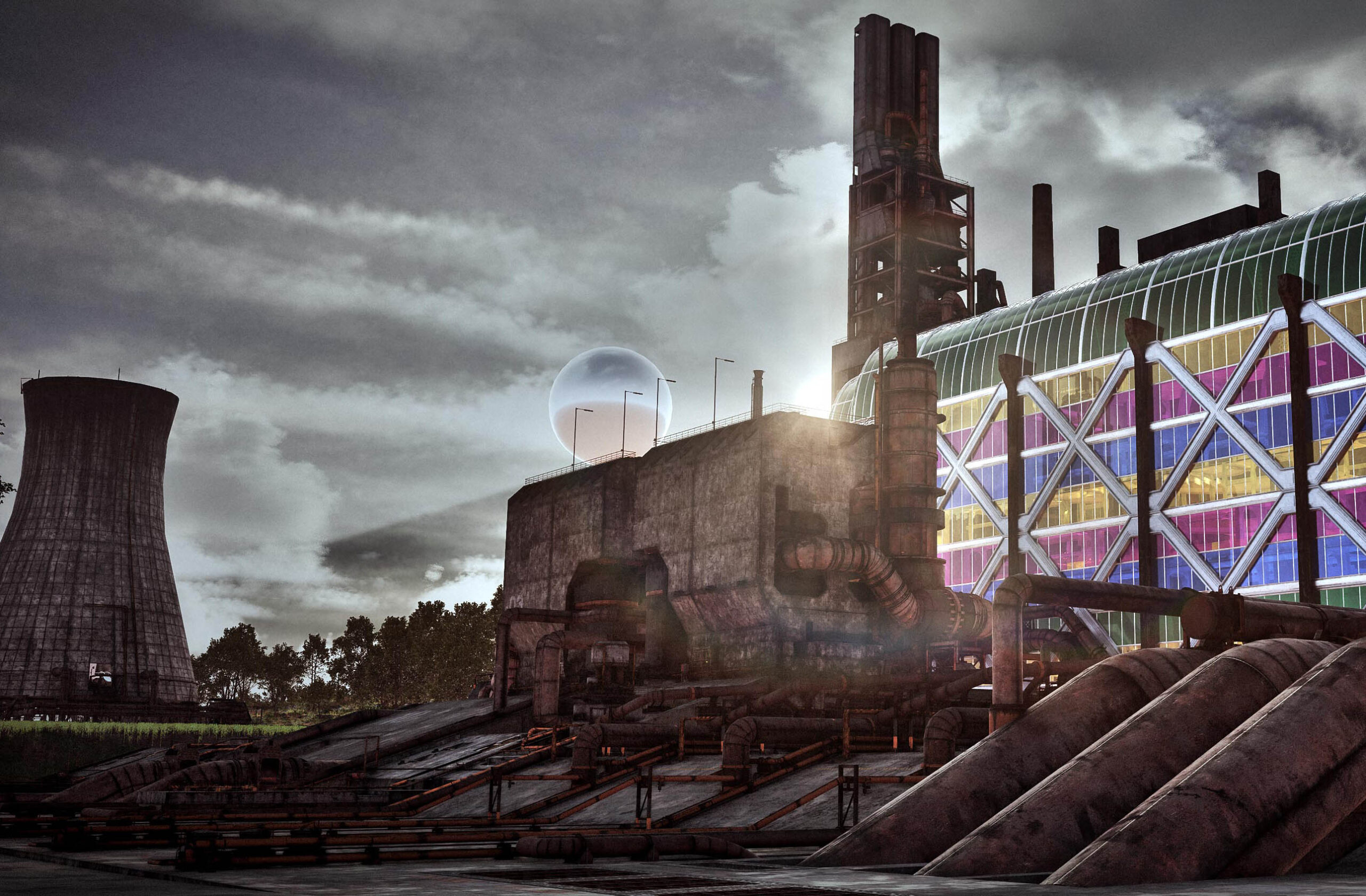 Effet visuel numérique par Nicolas Bouf, environnement 3D, 3D Director